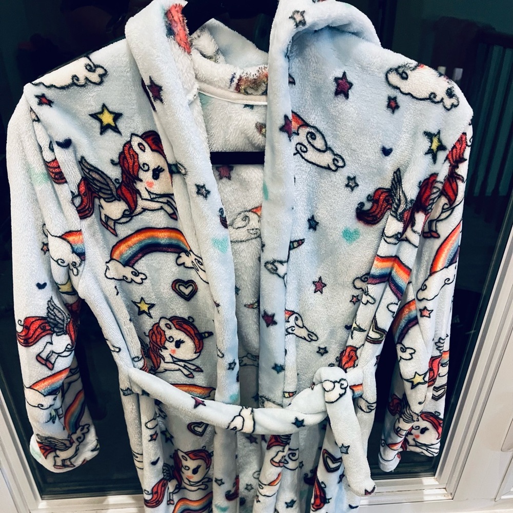 Unicorn robe size large youth